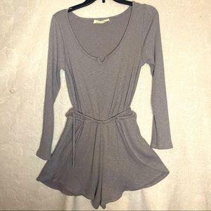 Audrey 3+1 Ribbed Romper